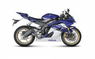 Akrapovic Slip-on Line Titanium Einddemper zonder E-keur Yamaha YZF-R6 2006 2020